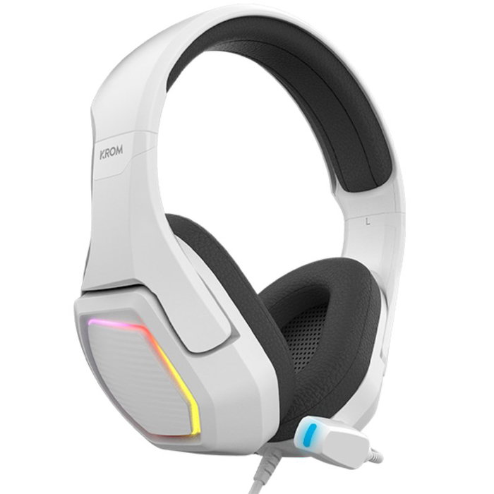 Krom Kopa Auriculares Gaming 7.1 Virtual Blanco